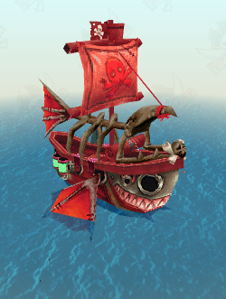 Beardy Pirate Support Ship