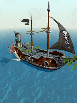 Skewering Pirate Ship