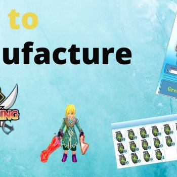 How to do Manufacture!  Pirate King Online